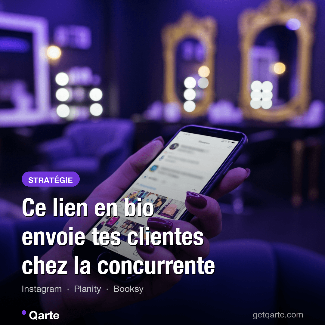 Lien Planity en bio Instagram : l'erreur qui envoie tes clientes chez la concurrente